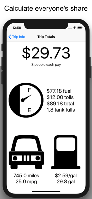 Gas Money Split Axorion There Are A Ton Of S For Calculating What Your Gas Milage Is But They Do Not Let You Plan Out Trip Will Cost Money Split Fills This Gap